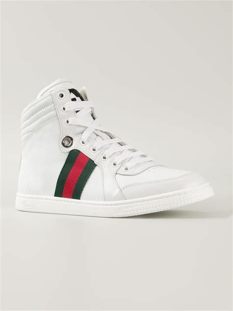 gucci high top white sneakers